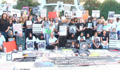 Bakırköy'de 20'den fazla aile "Adalet Nöbeti" için bir araya geldi