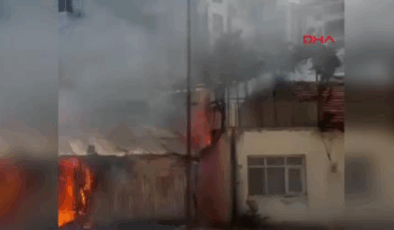 Malatya'da ev yangını