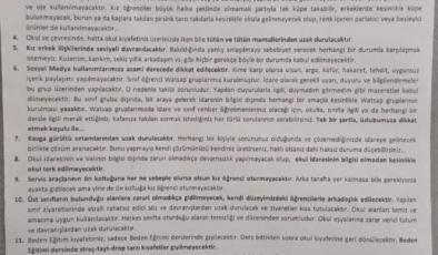 18 maddelik okul kuralları listesi! Düzce Valiliği soruşturma başlattı