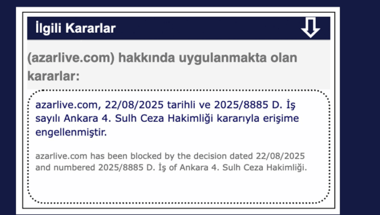Sohbet uygulaması Azar'a erişim engeli getirildi