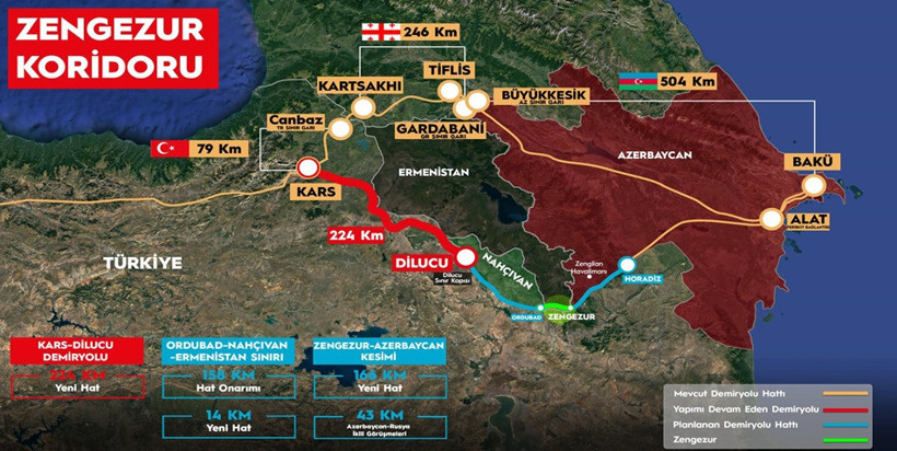 Kalyon İnşaat, Zengezur Koridoru’nun demiryolu ayağını hayata geçiriyor - Resim : 1