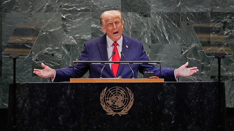 Trump BM'de konuştu: Filistin'i tanımak Hamas'a ödül olur - Resim : 2