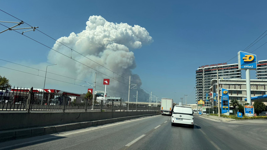 Bursa Osmangazi'de orman yangını (Video) - Resim : 3