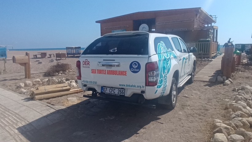Türkiye’nin ilk 'deniz kaplumbağası ambulansı' görevde: DEKAFOK’tan deniz canlıları için özel ambulans - Resim : 1