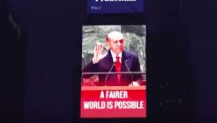 Cumhurbaşkanı Erdoğan'ın sözü ekranda