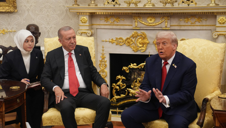 Erdoğan-Trump zirvesi başladı: İki liderden ilk mesajlar! Trump: Türkiye'ye yönelik CAATSA yaptırımlarını kaldırabiliriz