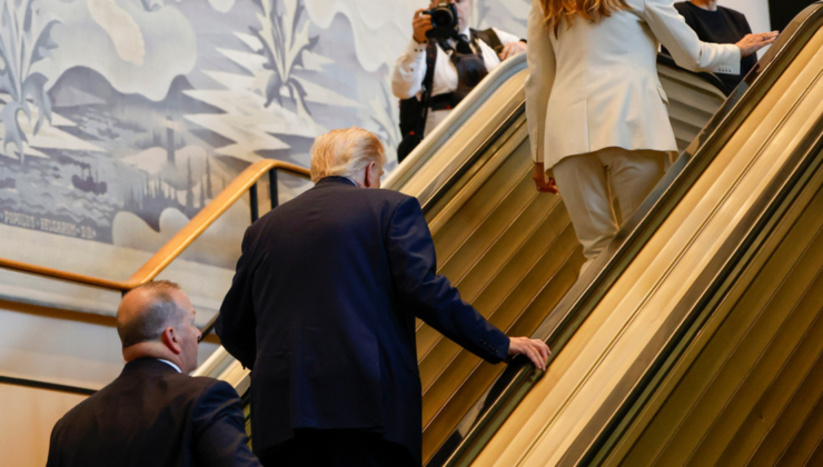 Trump merdivende kaldı, BM'den yanıt geldi