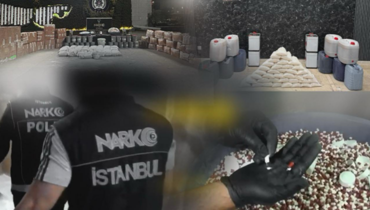 İstanbul'da zehir tacirlerine operasyon: 366,5 kilogram uyuşturucu ele geçirildi