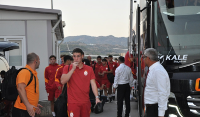 Galatasaray kafilesi Alanya'da