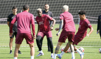 Galatasaray'da Victor Osimhen sevinci