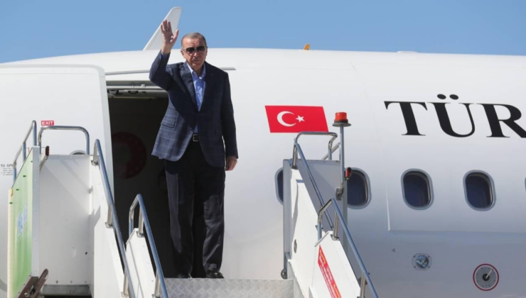 Cumhurbaşkanı Erdoğan, ABD'den ayrıldı