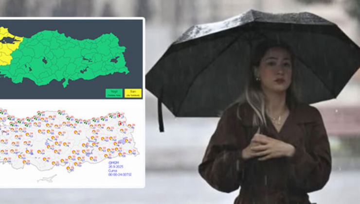 Sağanak ve fırtına! 11 kent için 'sarı' alarm! Hızı: 70 km olacak…