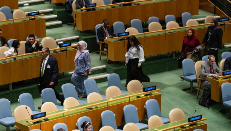 Netanyahu, BM Genel Kurulu'nda protesto edildi