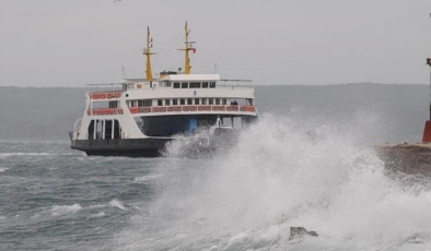 Güney Marmara'da yarınki bazı feribot seferleri iptal edildi