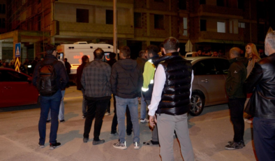 Erzurum’da feci olay kamerada: 7’nci kattan düşen işçi öldü