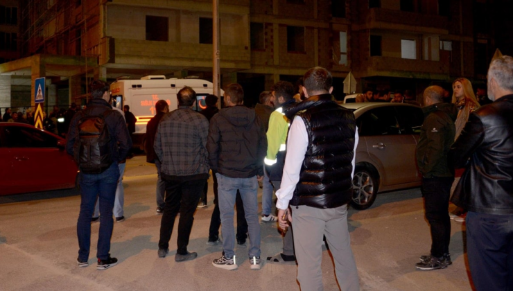 Erzurum’da feci olay kamerada: 7’nci kattan düşen işçi öldü