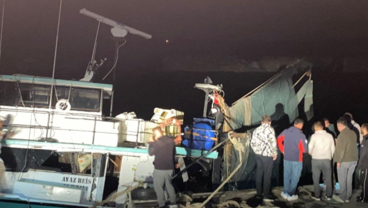 Samsun’da balıkçı teknesinde patlama: Yaralılar var