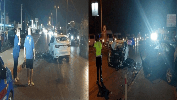 Antalya'daki kaza'da 2 kişi öldü, 2 kişi yaralandı