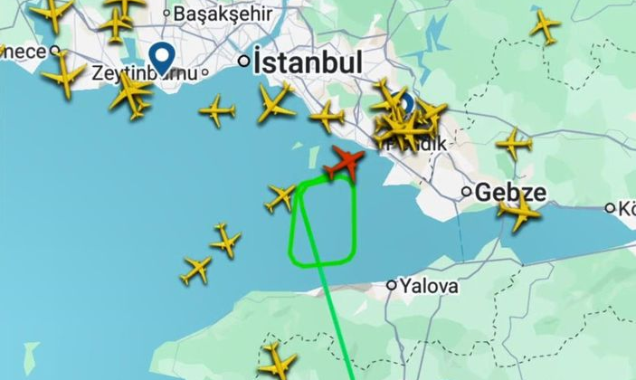 Sabiha Gökçen'de uçaklara deprem uyarısı