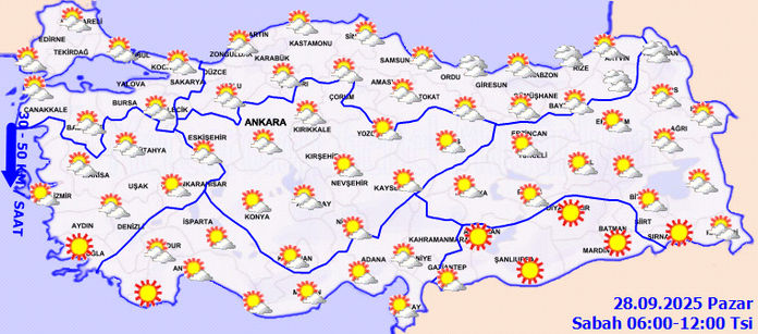 Sağanak yağışa dikkat! Akşam saatlerinde bekleniyor!