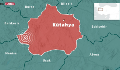 Kütahya'da 5,4 büyüklüğünde deprem