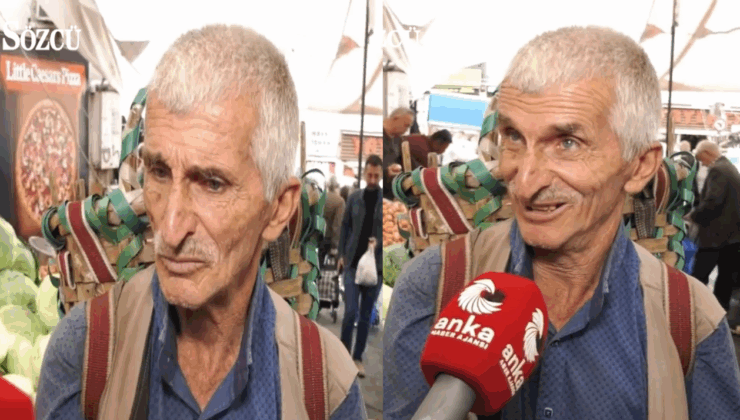 Vatandaşın pazar röportajı yürek sızlattı!