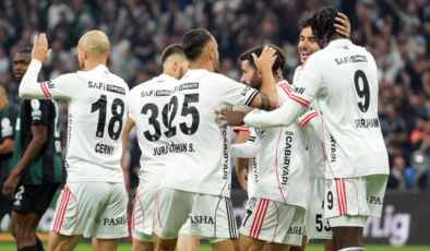 Beşiktaş evinde 3 puanı 3 golle aldı
