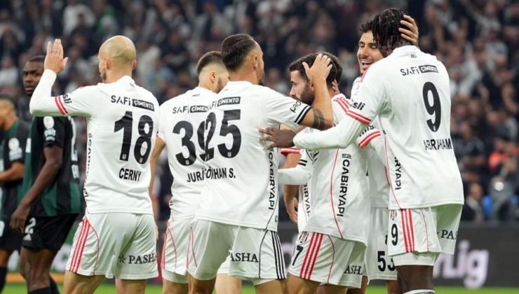 Beşiktaş evinde 3 puanı 3 golle aldı