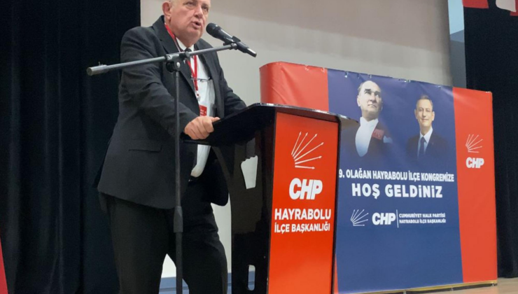 Hayrabolu Belediye Başkanı Tuncer Başoğlu, CHP'den istifa etti