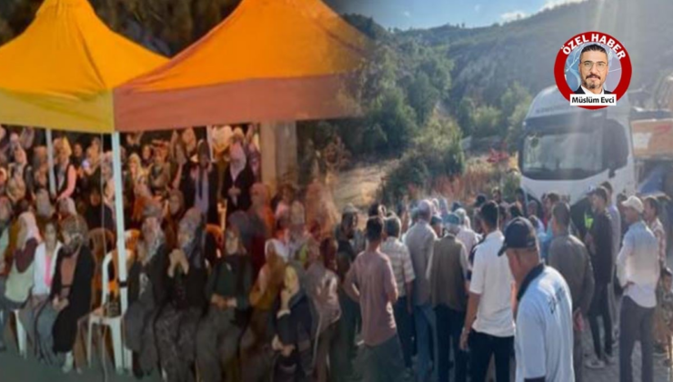 Köylü direnince valilik durdurma kararı aldı