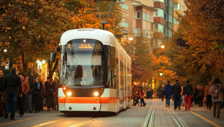 Eskişehir'de gece tramvay seferlerine üç günlük ara verilecek