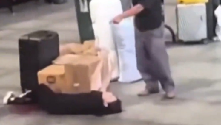 Otogarda pompalı tüfekle kızını vuran babaya meydan dayağı