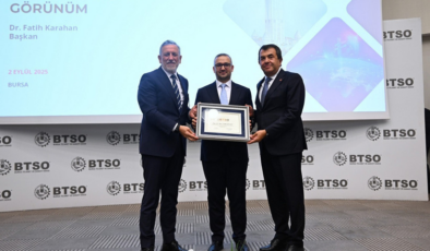 Merkez Bankası Başkanı Fatih Karahan Bursa iş dünyasıyla bir araya geldi