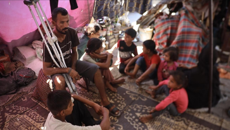İsrail'in yardım merkezine düzenlediği saldırıda 9 çocuk öksüz kaldı