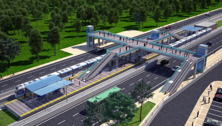 Körfezray Metrosu'nun temeli cumartesi günü atılacak
