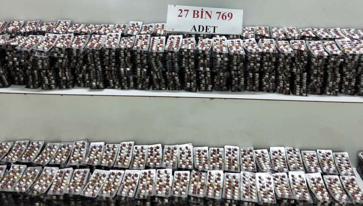 Kamyonette 27 bin uyuşturucu hap ele geçirildi: 1 gözaltı
