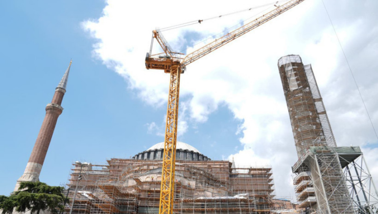5 yılda 40 milyon ziyaretçi! Bakan Ersoy detayları aktardı: Ayasofya restorasyon süreci hızla devam ediyor