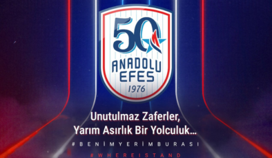Anadolu Efes'e 50. sezonunda yeni logo