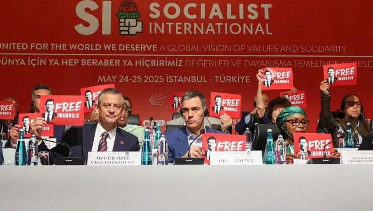 Sosyalist Enternasyonal'den kayyum tepkisi: Özgür Özel'i destekliyoruz