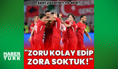 "Zoru kolay edip, zora soktuk"