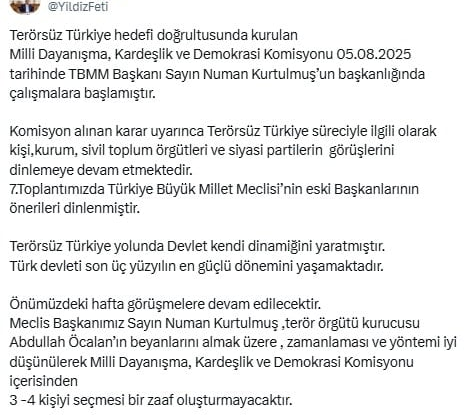 MHP'li Feti Yıldız'dan Öcalanla görüşme açıklaması