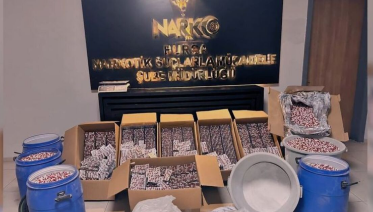 300 bin uyuşturucu hap ele geçirildi