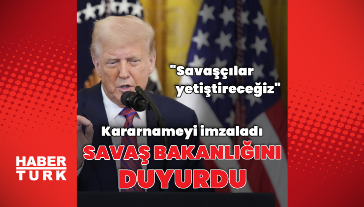 Donald Trump Savaş Bakanlığı'nı duyurdu