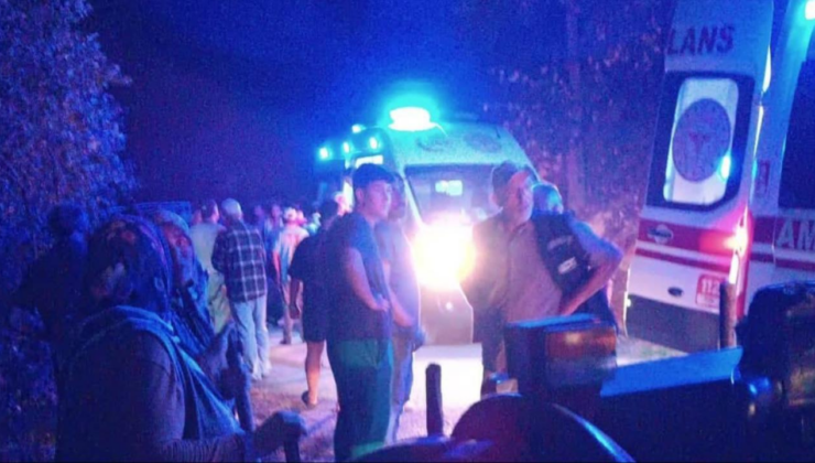 Düzce'de tarım aracı şarampole devrildi: 10 yaralı