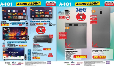 A101 markete Google TV geliyor! A101 market 11 Eylül 2025 Perşembe aktüel ürünler kataloğu!