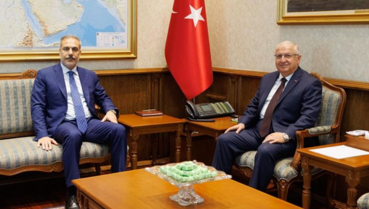 Bakan Fidan, Bakan Güler ve Genelkurmay Başkanı'yla görüştü