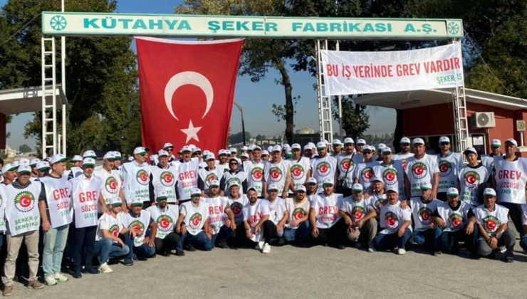 Kütahya Şeker Fabrikası'nda anlaşma sağlandı, grev sona erdi