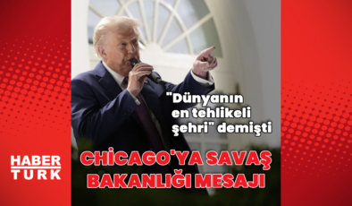 Trump'tan Chicago mesajı