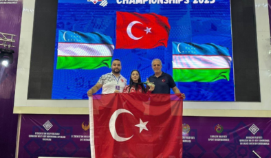 Düzceli milli halterci Şevval İnce, Asya şampiyonu oldu