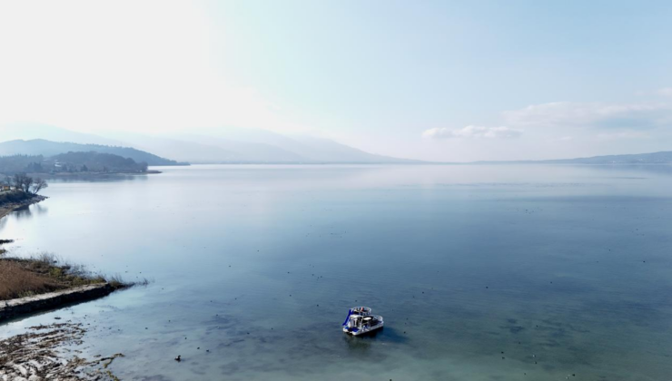 Sapanca Gölü'ndeki su seviyesi 4 santimetre yükseldi